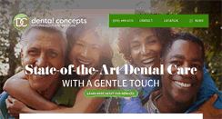 Desktop Screenshot of dentalconceptscare.com
